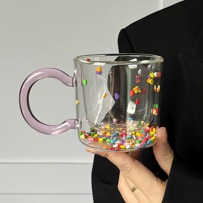 Heart Ins-Style | Heat-Resistant Double-Layer Glass Cup