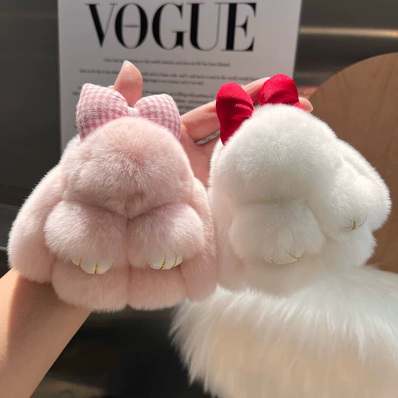 Furry Paw Keyring – Adorable Bag Charm Gift