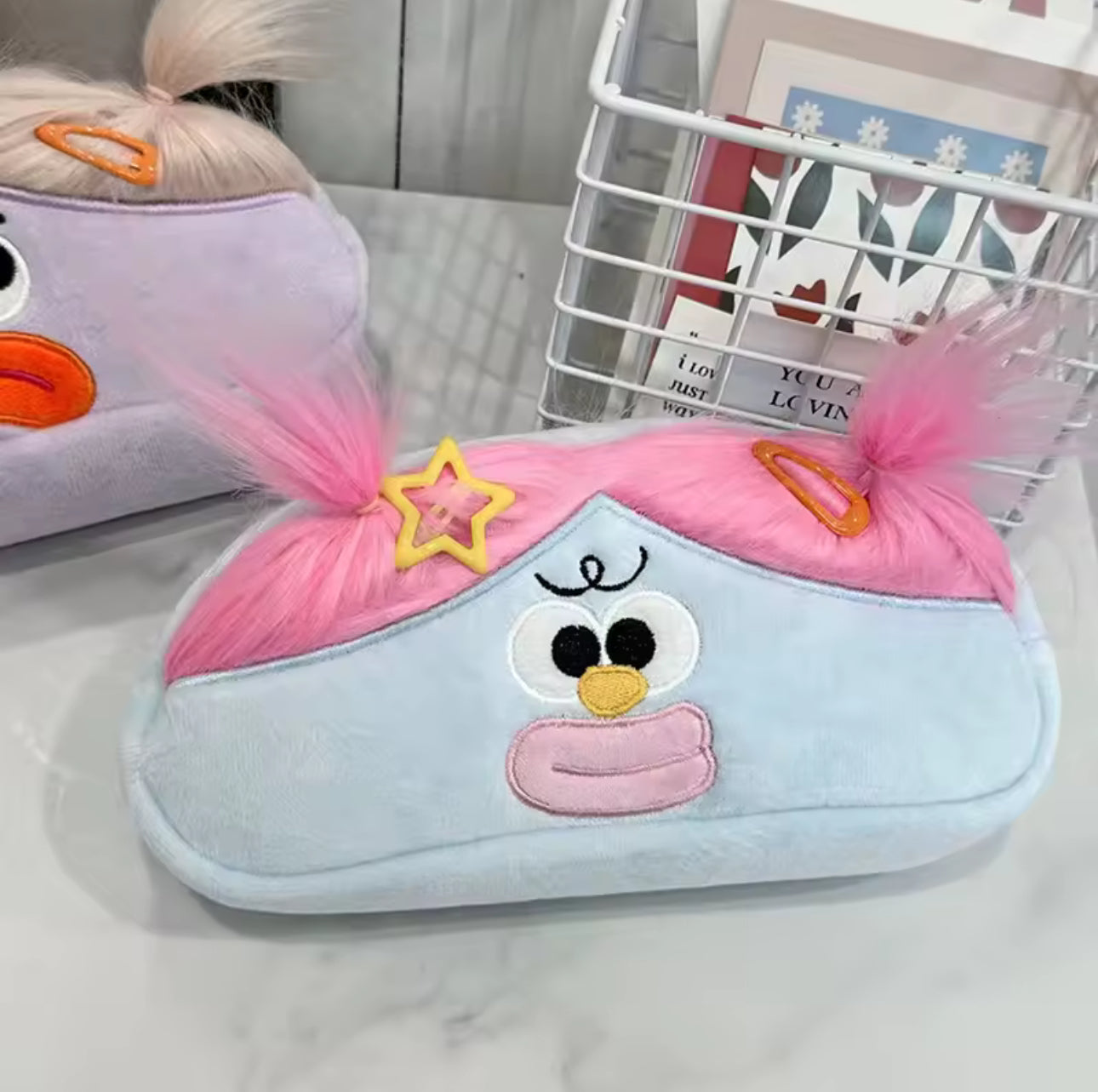 Kawaii Plush Pencil Case