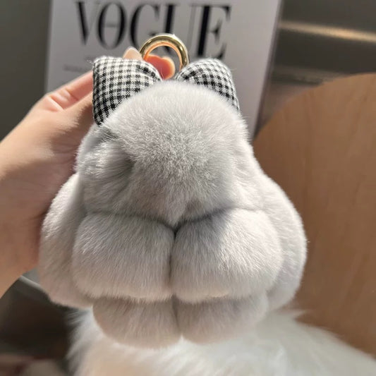 Furry Paw Keyring – Adorable Bag Charm Gift