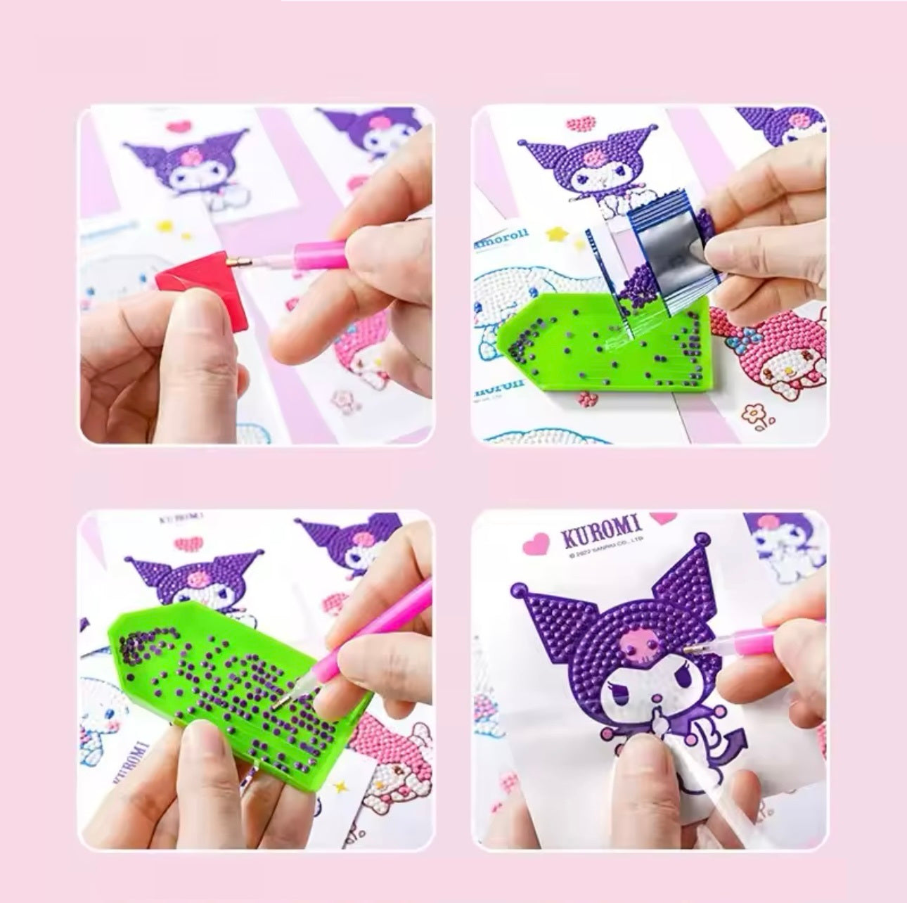 Sanrio Diamond Art Stickers For Kids Ages 4 and up