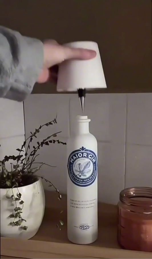 Upcycled Bottle Lamp
